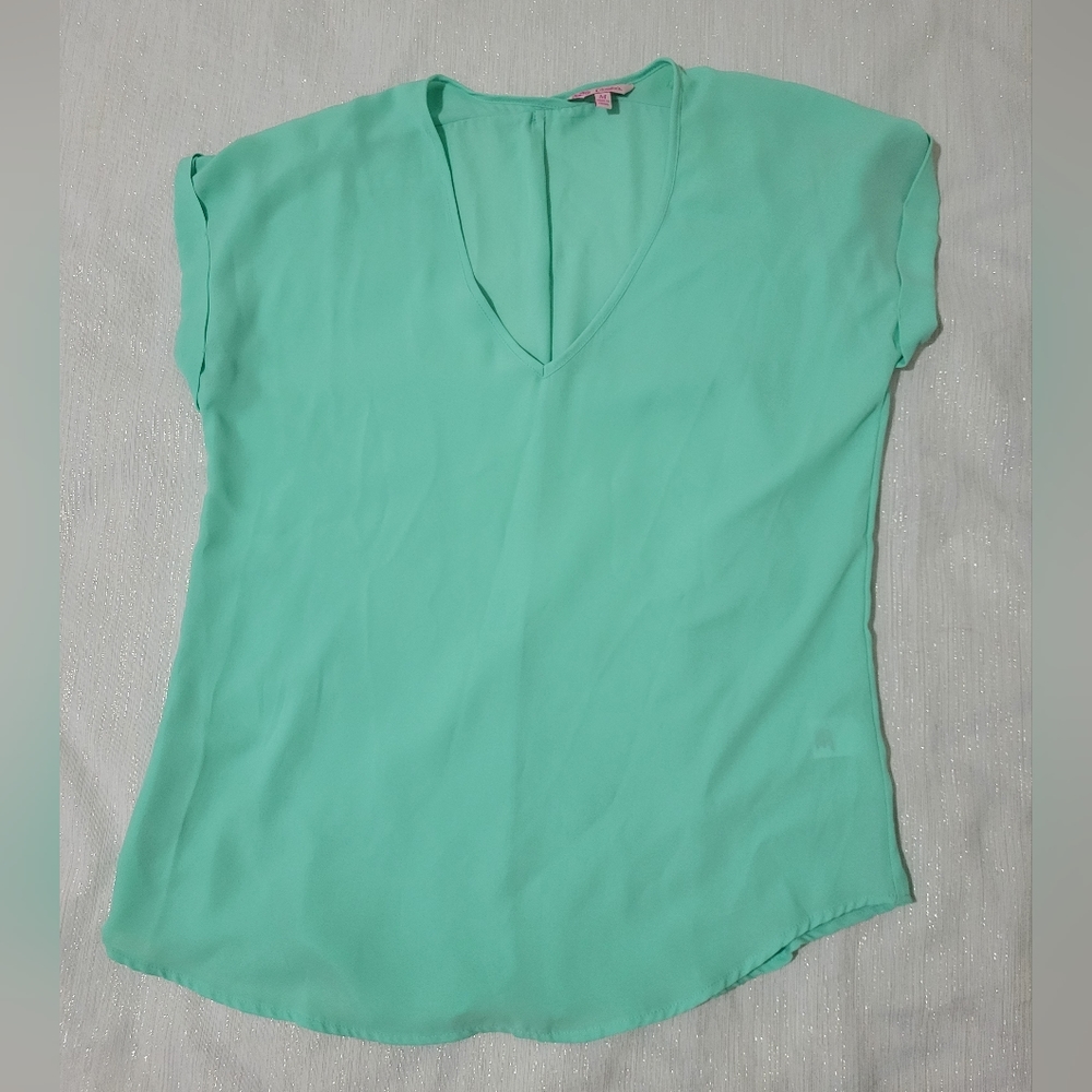 NWOT Candies Mint Green Sheet Top